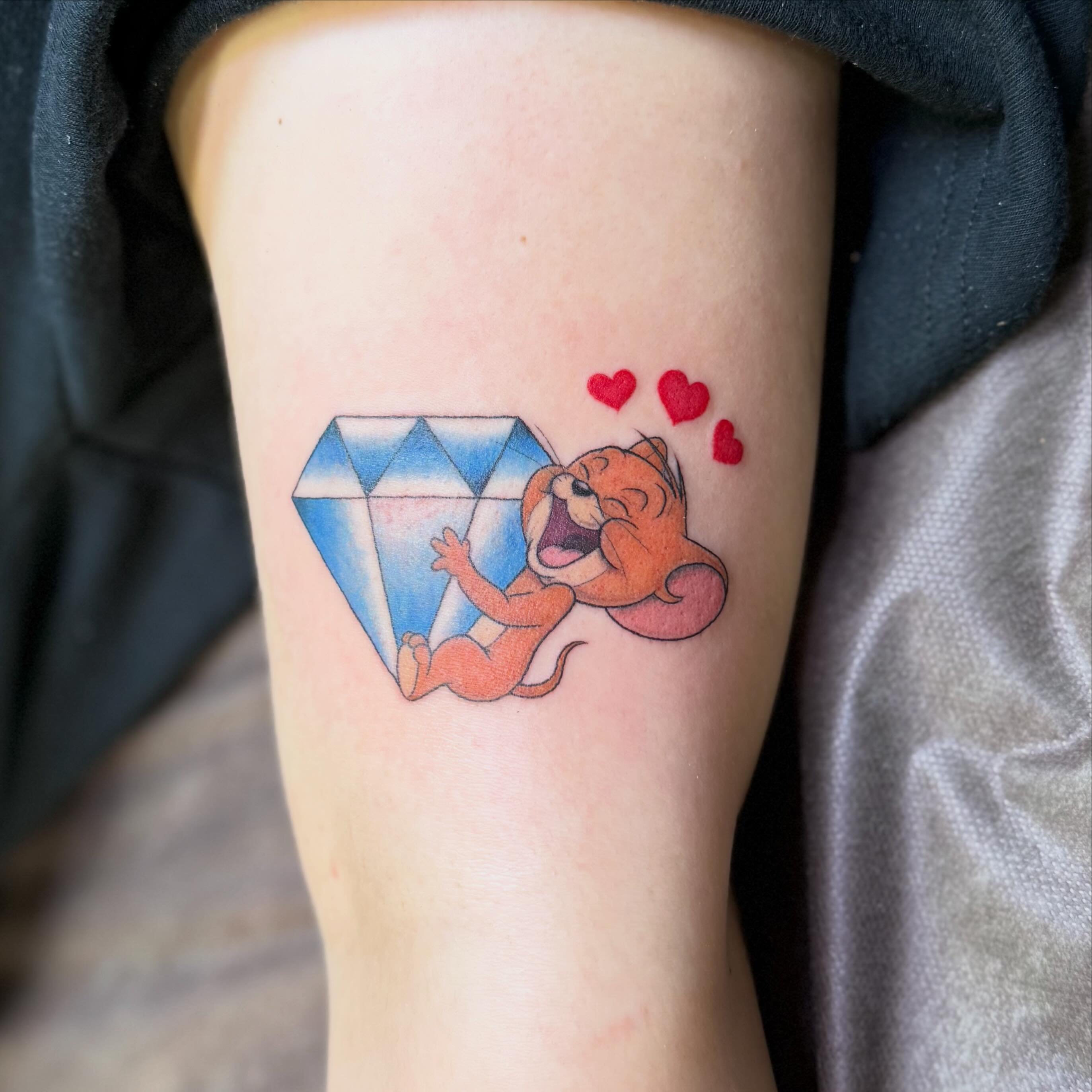 彫作 tattoo - ハートにレタリング ご紹介ありがとうございました
