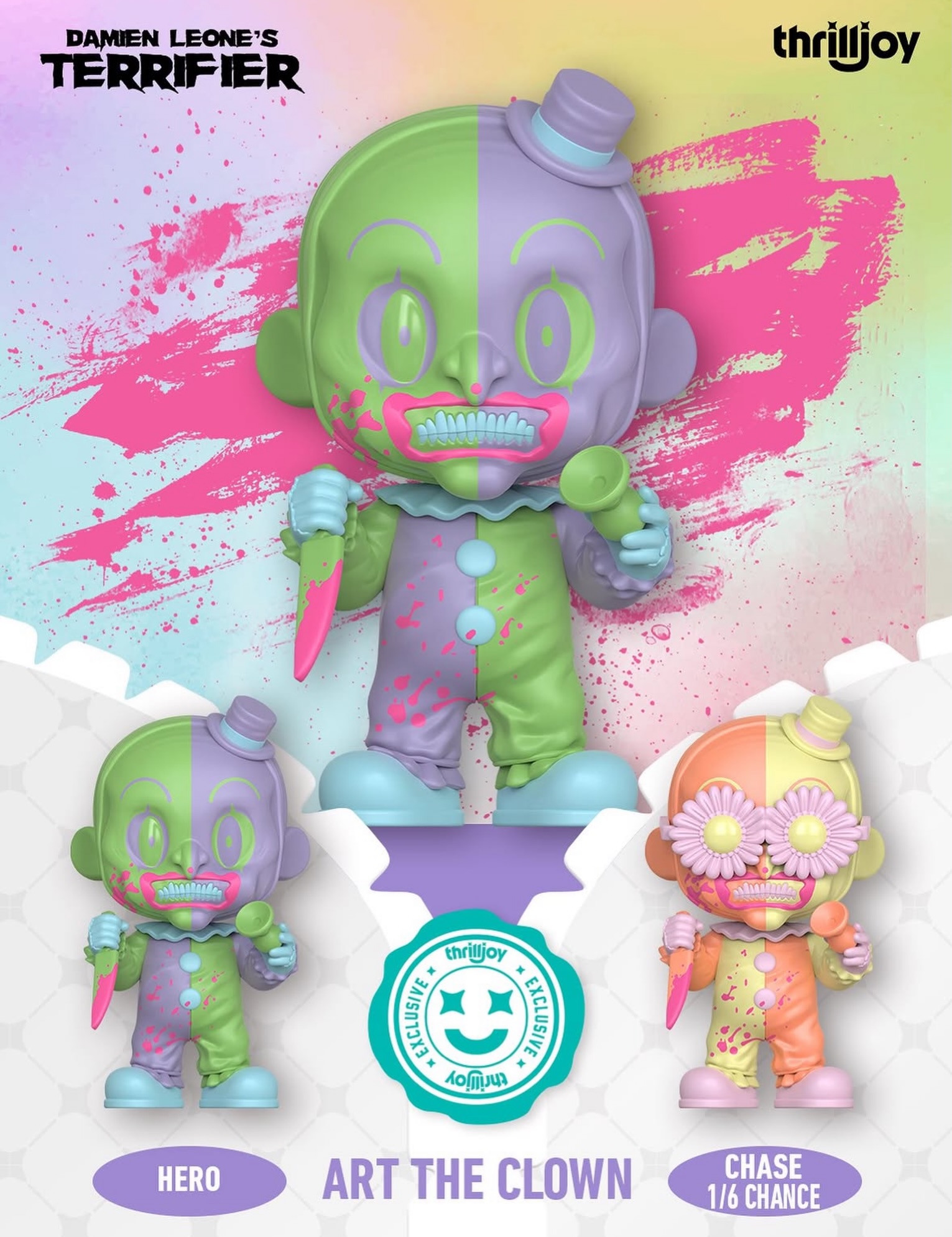 First look at the new TJ Exclusive Pastel Art the Clown PIX