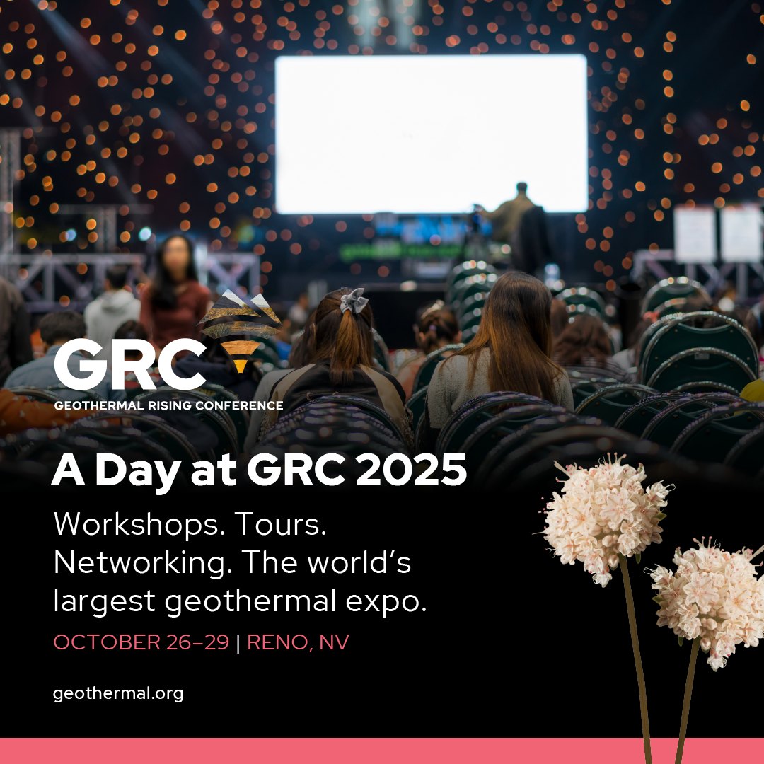 Geothermal - What could a day at GRC 2025 do for your geothermal ...