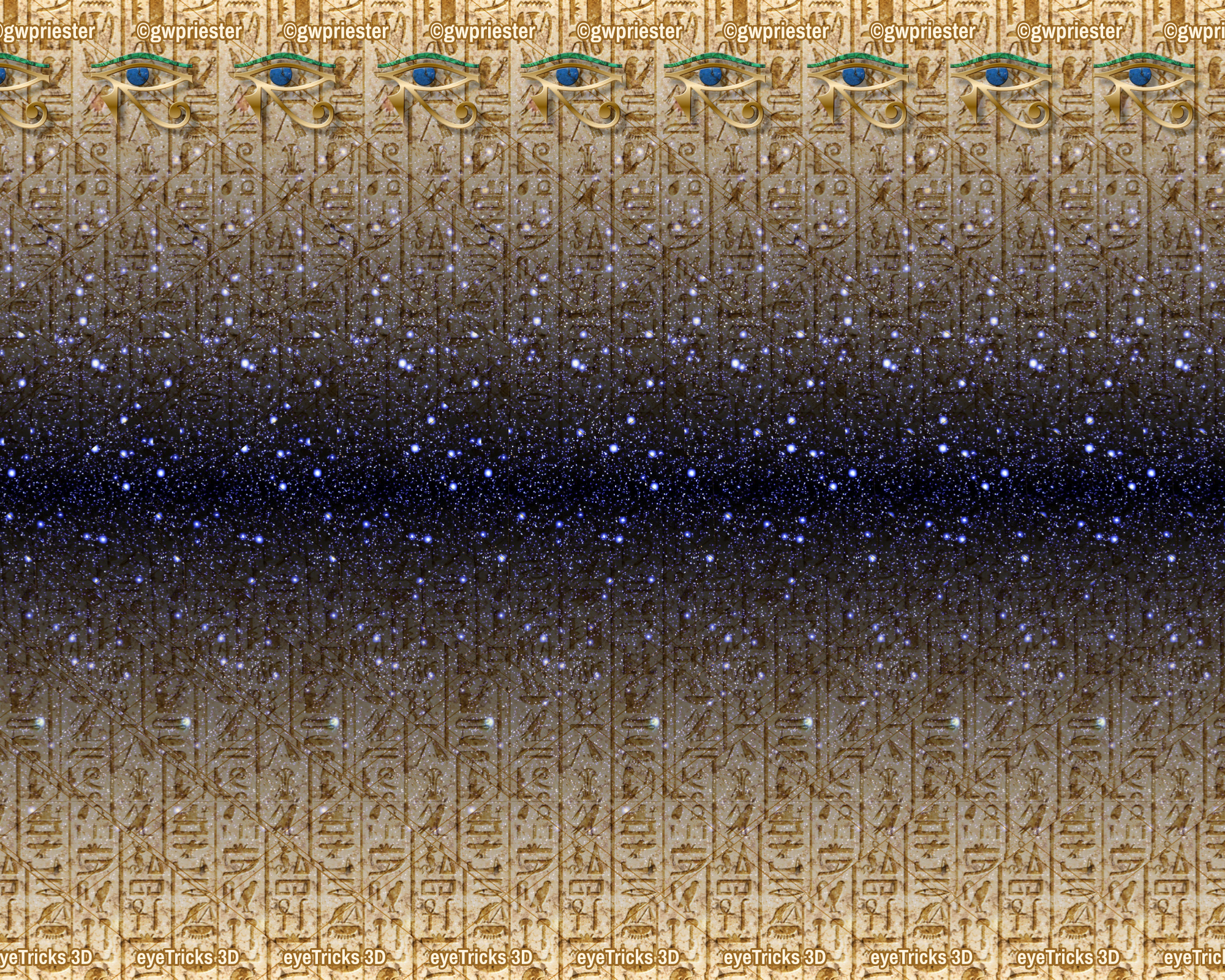 Pyramid Skies. — Gary (gwpriester) - Eyetricks 3D Stereograms | Facebook
