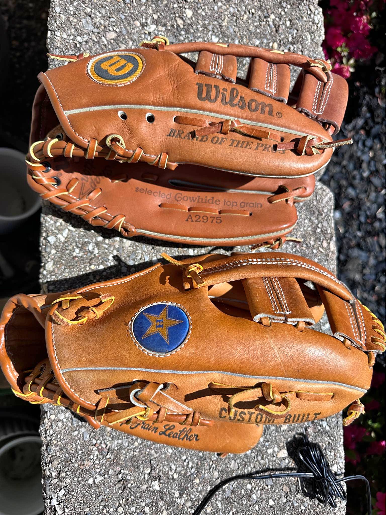 Two Wilson baseball mit - Gloves & Mitts | Facebook Marketplace | Facebook