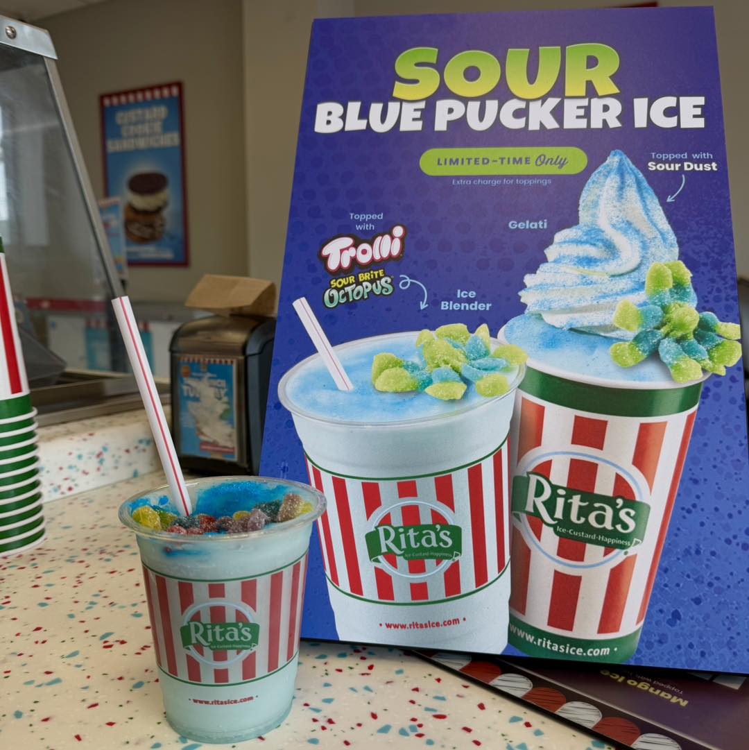 Rita's - Have you tried our Sour Blue Pucker yet? Stop in today