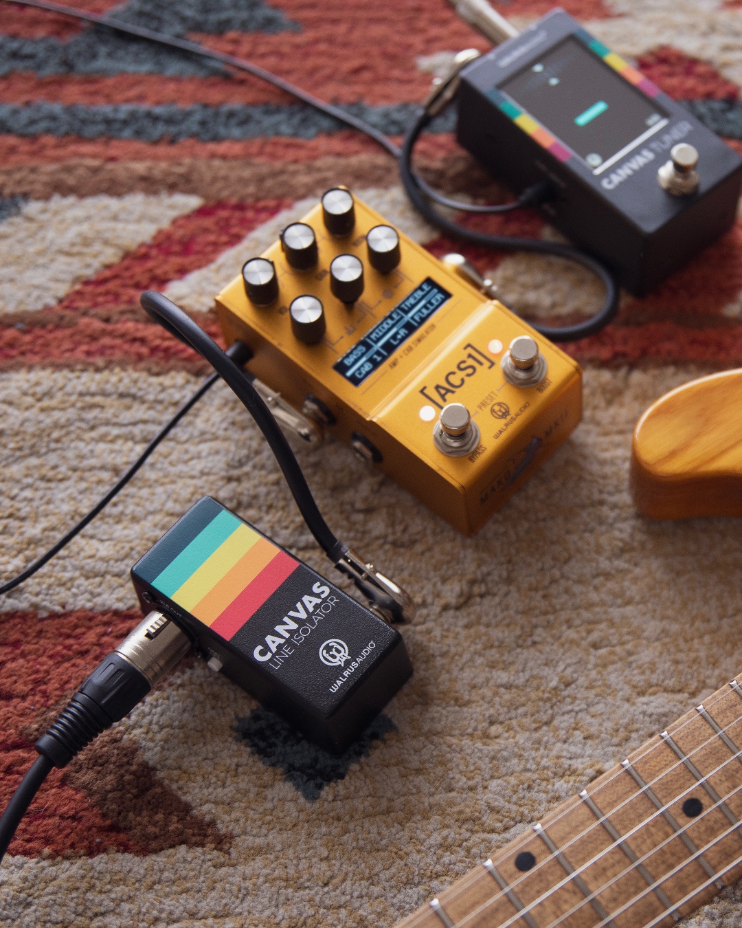 Walrus Audio Canvas Nano line isolator for mono rigs
