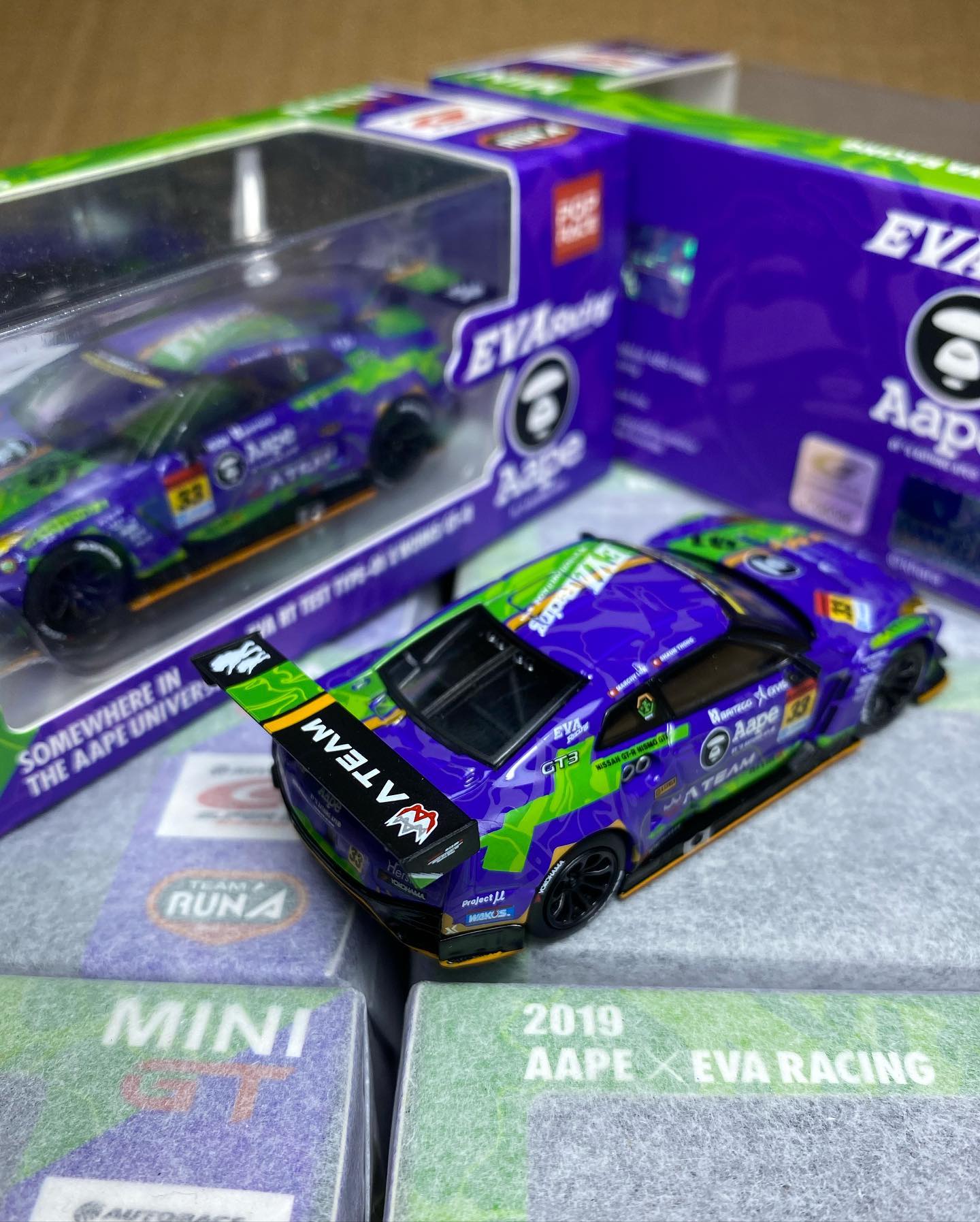 ミニカー MINIGT1/64 X Works 2019 EVA Racing GTR 📣📣📣ANNOUNCEMENT!!! Our 1/64 EVA RT Test Type-01 X Works GT-R