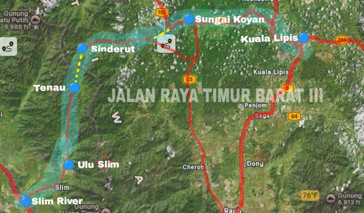 Cuaca Kini - Jalan yang dibina dari Slim River ke Kuala... | Facebook