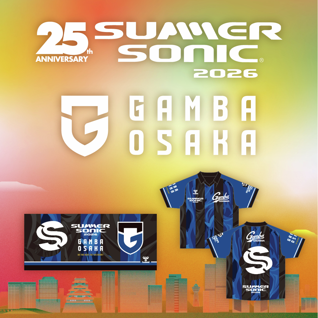 SUMMER SONIC OSAKAの会場・万博記念公園をホームタウンとするガンバ