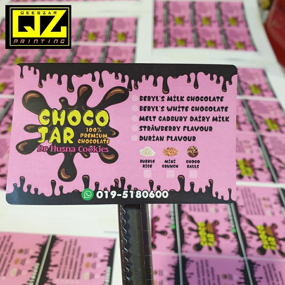🌻 STICKER PRODUK 🌻 Choco Jar... - Qeeszar Exclusive Printing