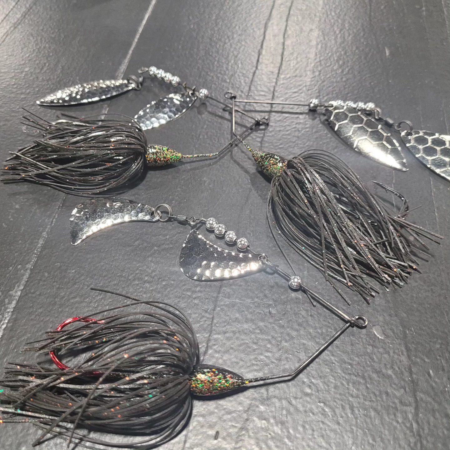black fly fishing lures Murray's Hellgrammite Specifically for trout as an attractor pattern Wooly Bugger, Bead Head, Black
