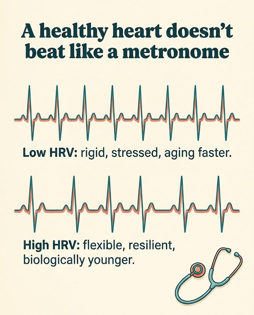What could be causing my low HRV despite healthy habits?