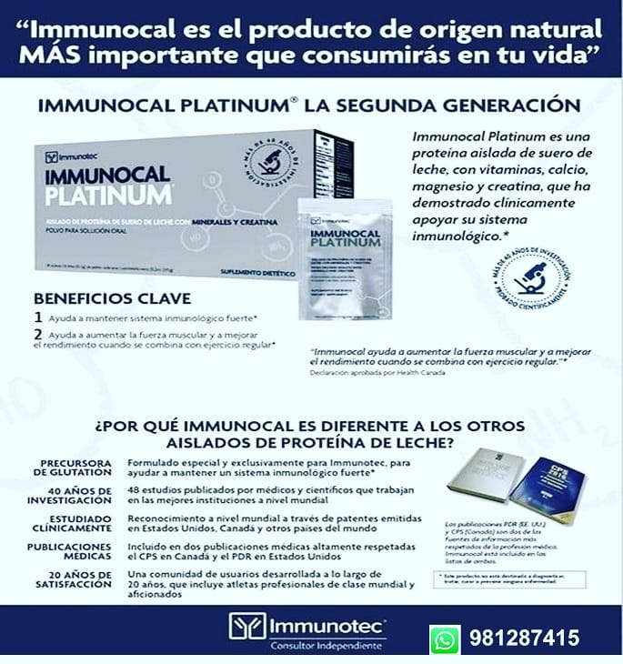 ¿POR QUÉ IMMUNICAL ES... - Negocios Digitales Olinda Chávez