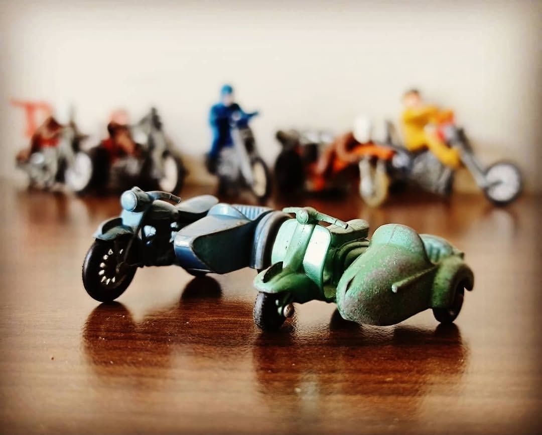Lesney / Matchbox #36 1961 Lambretta with Sidecar