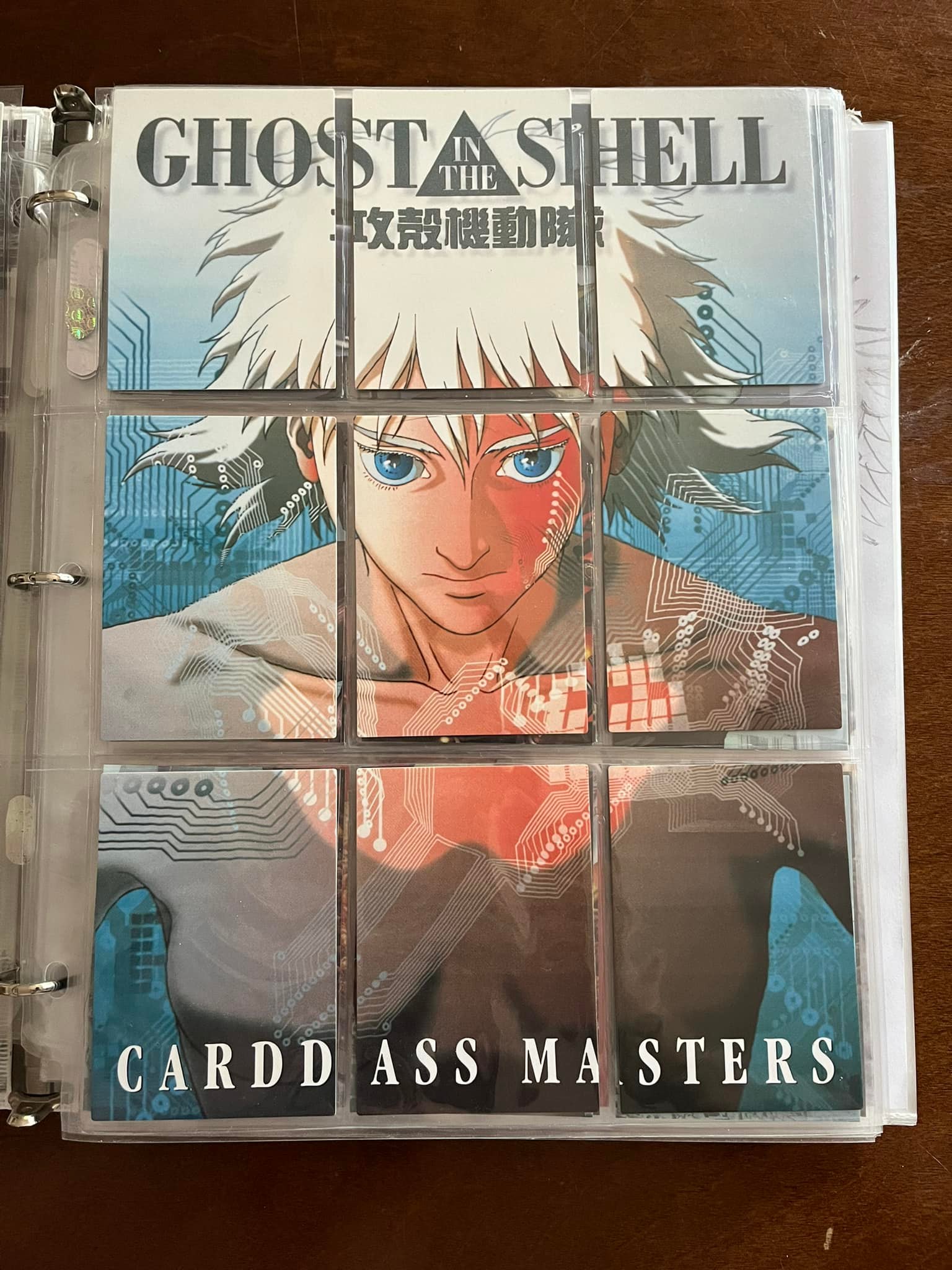 Selling rare Ghost in the Shell cards and figure sets