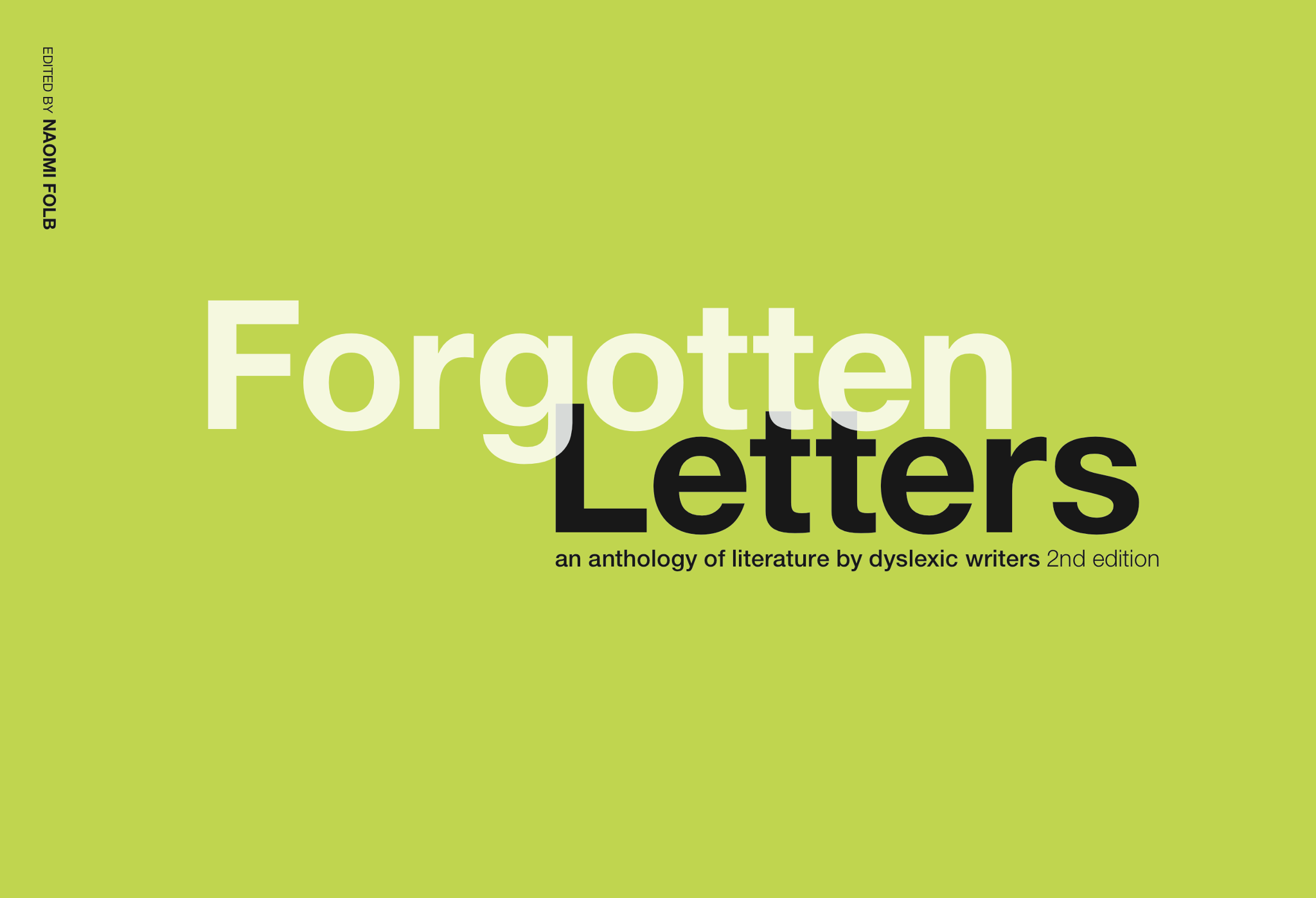 Forgotten Letters: an anthology of literature by dyslexic writers