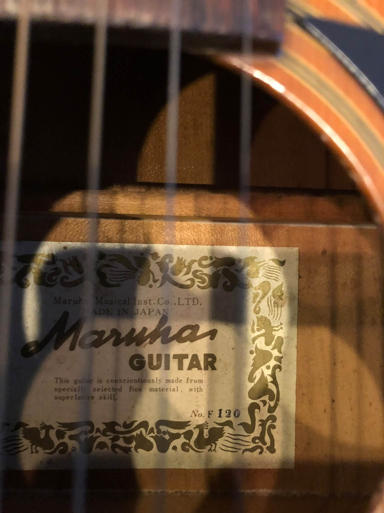 Information on Maruha Japanese guitar brand?