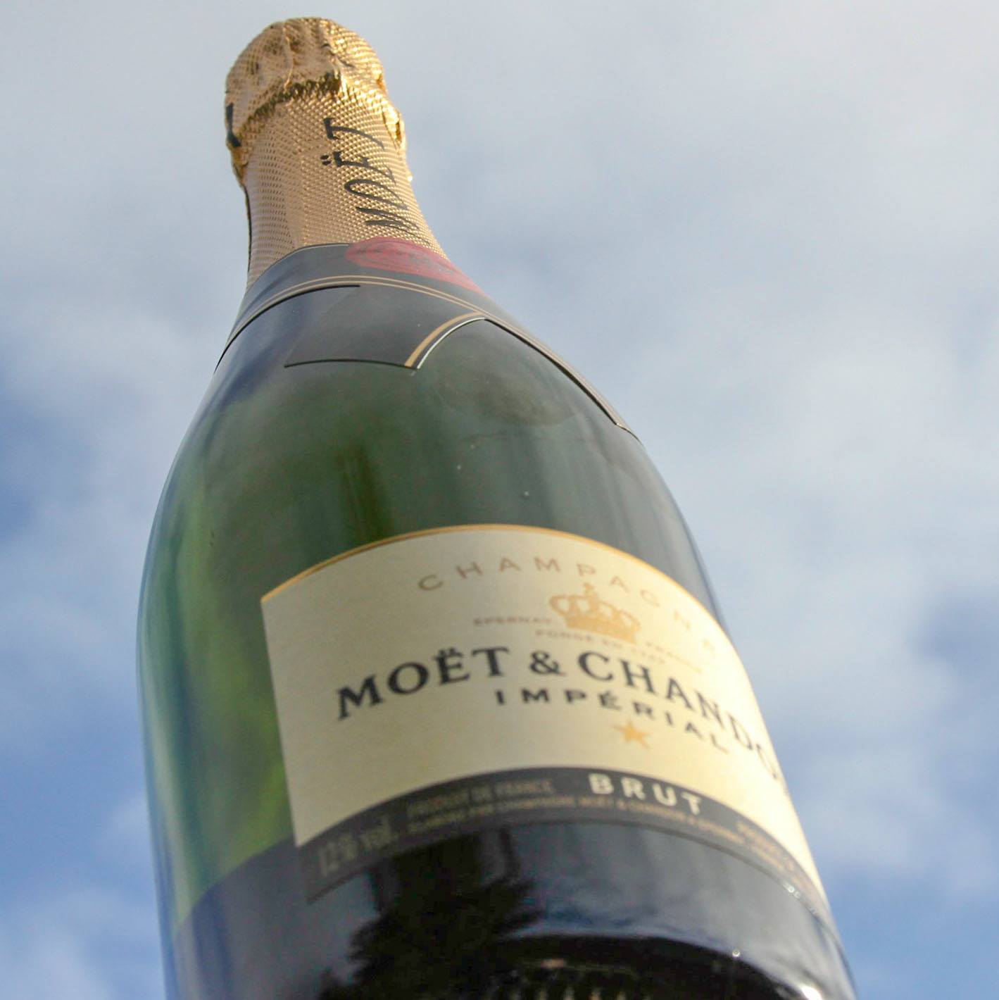 【MONET et CHANDON a Epernay】シャンパーニュ With Anthony as I'm displaying that amazing bottle of Moët et