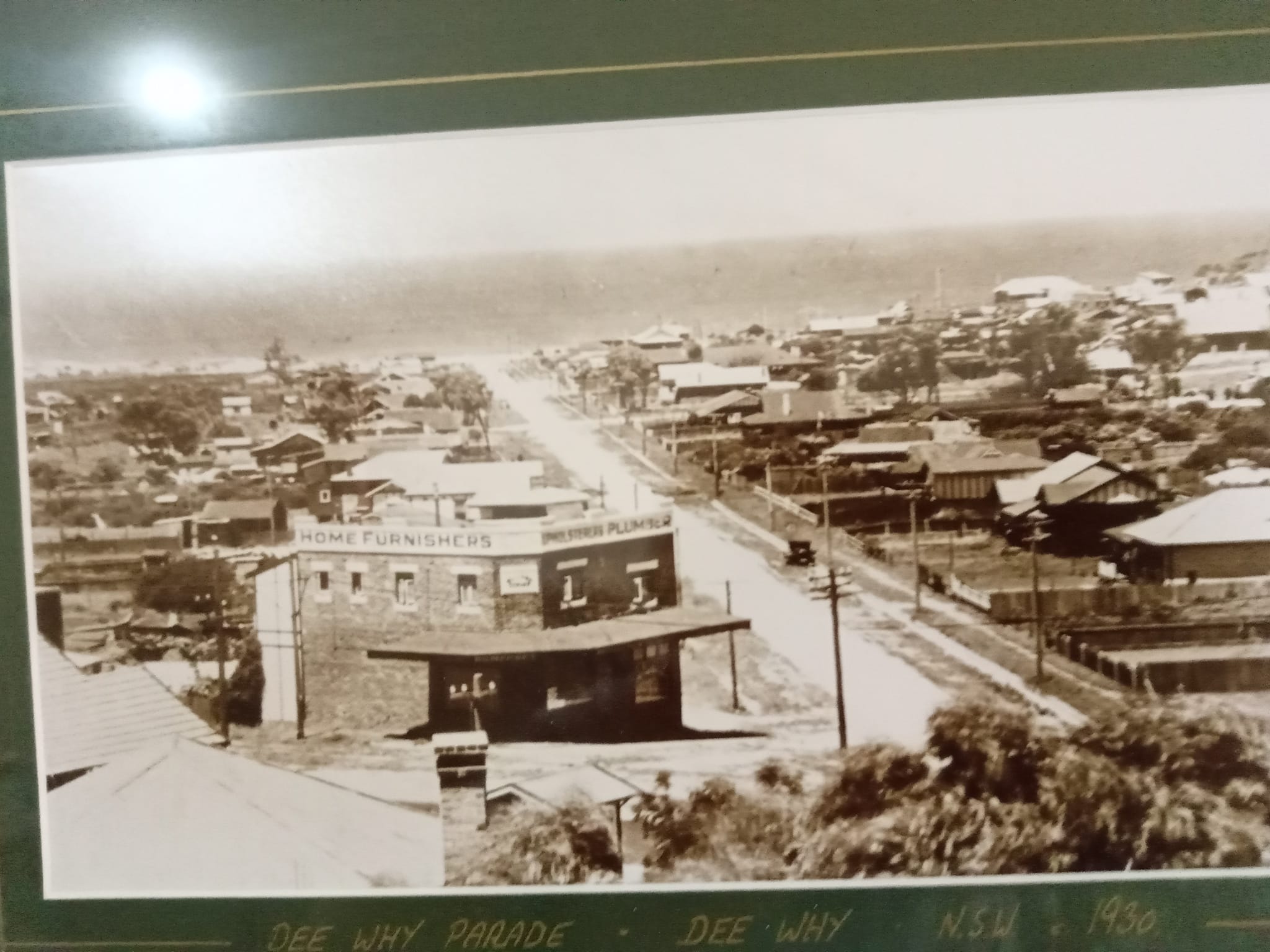 Dee Why Parade c. 1930, note the the shop on the corner is still