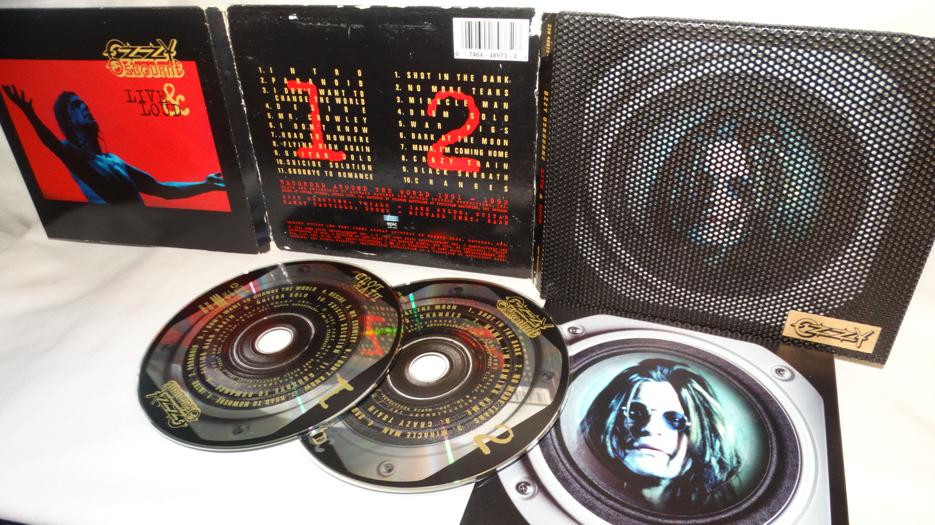 Ozzy Osbourne ‎– Live & Loud (2 Cds Metal Grill Digipack '1993