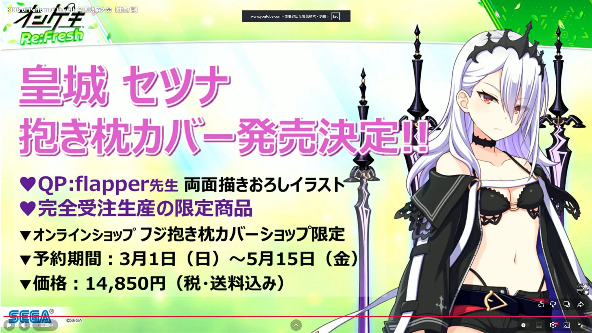 SDVX サウンドボルテックス 抱き枕 ロングクッション カバー ニア ノア 