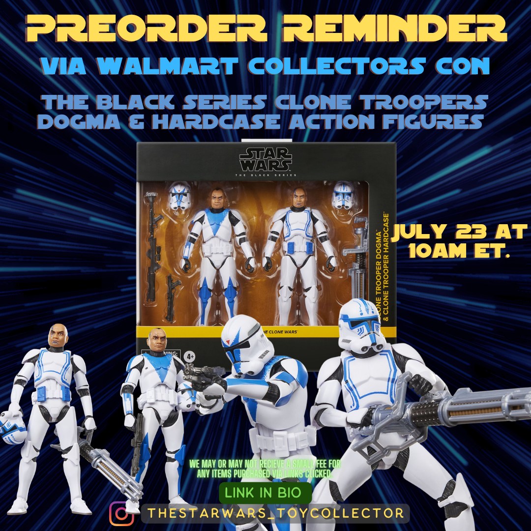 Dogma and Hardcase Star Wars Black Series figures still available