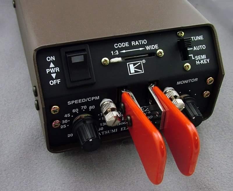 KATSUMI EK-160 アマチュア無線 エレキー Katsumi EK-160 Electronic Keyer / Paddle commercial grade
