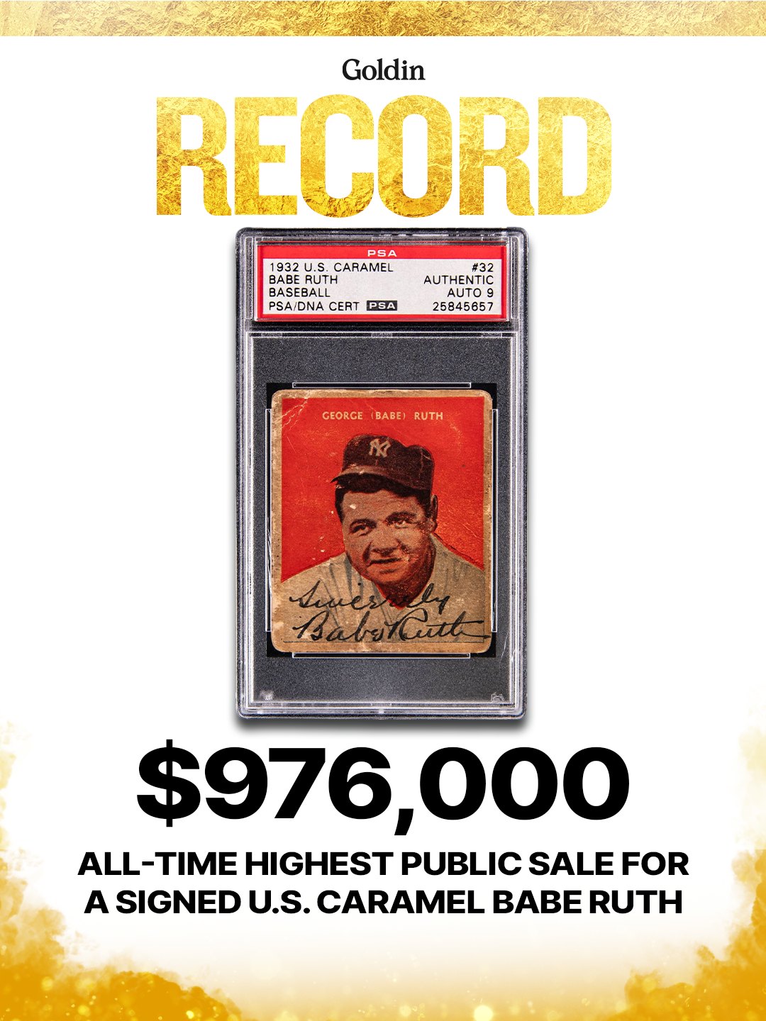 The legends DELIVERED this weekend! 🤯 A one-of-a-kind signed Babe