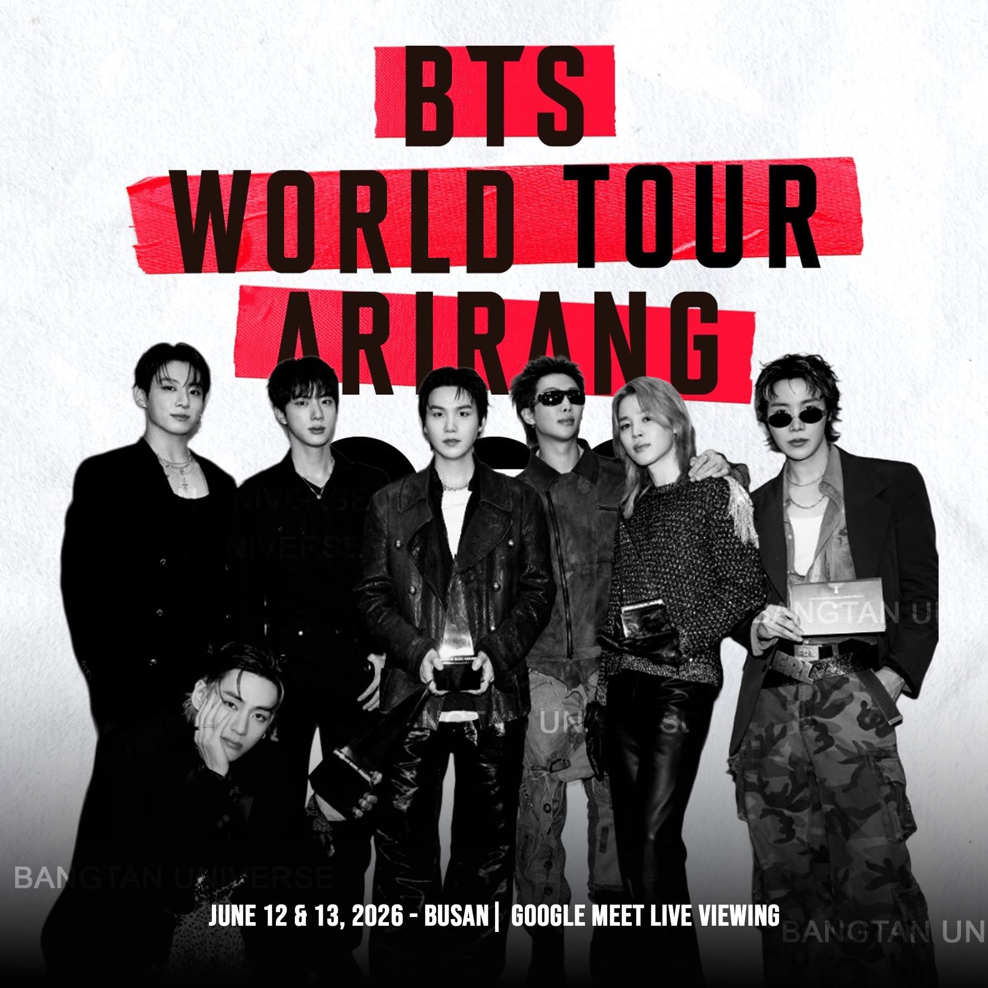BTS World Tour 'ARIRANG' LIVE viewing in Busan 🥰