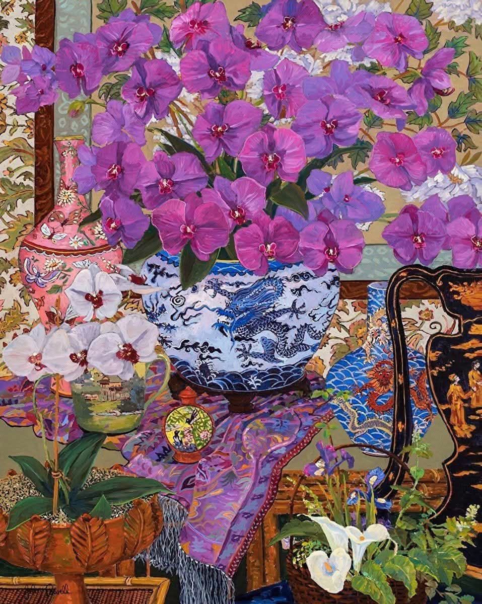 額縁★Orchid John Powell オーキッド ジョン・ポーウェル Orchid Splendour