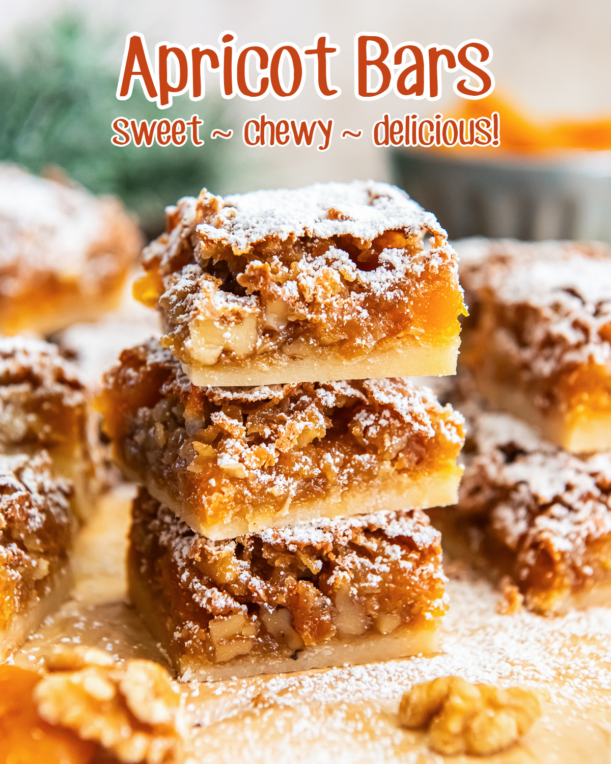 🍑 These classic Apricot Bars feature a... - Valerie's Kitchen | Facebook