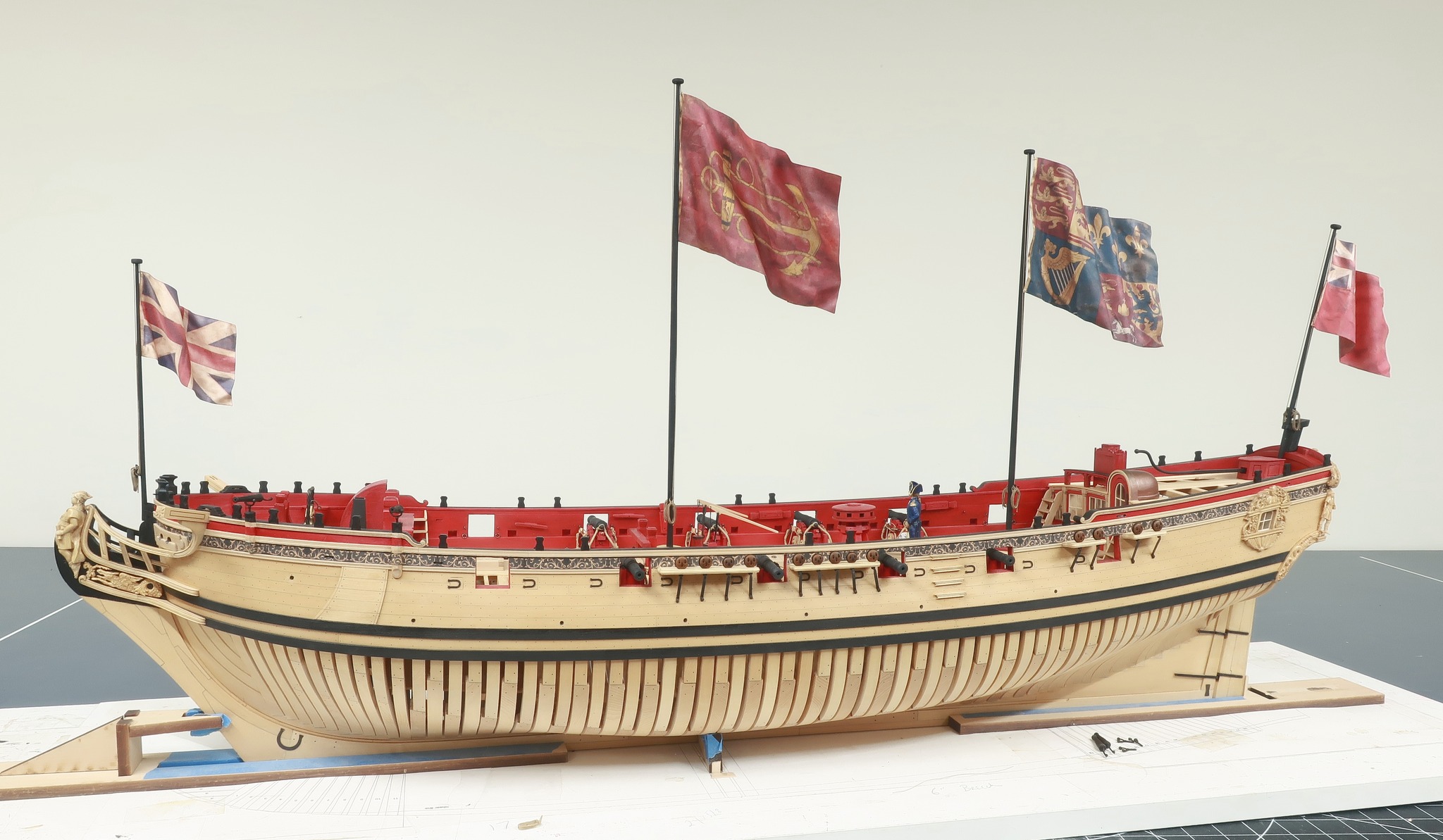 Model - MSW member WalrusGuy has completed the standing rigging on his ...