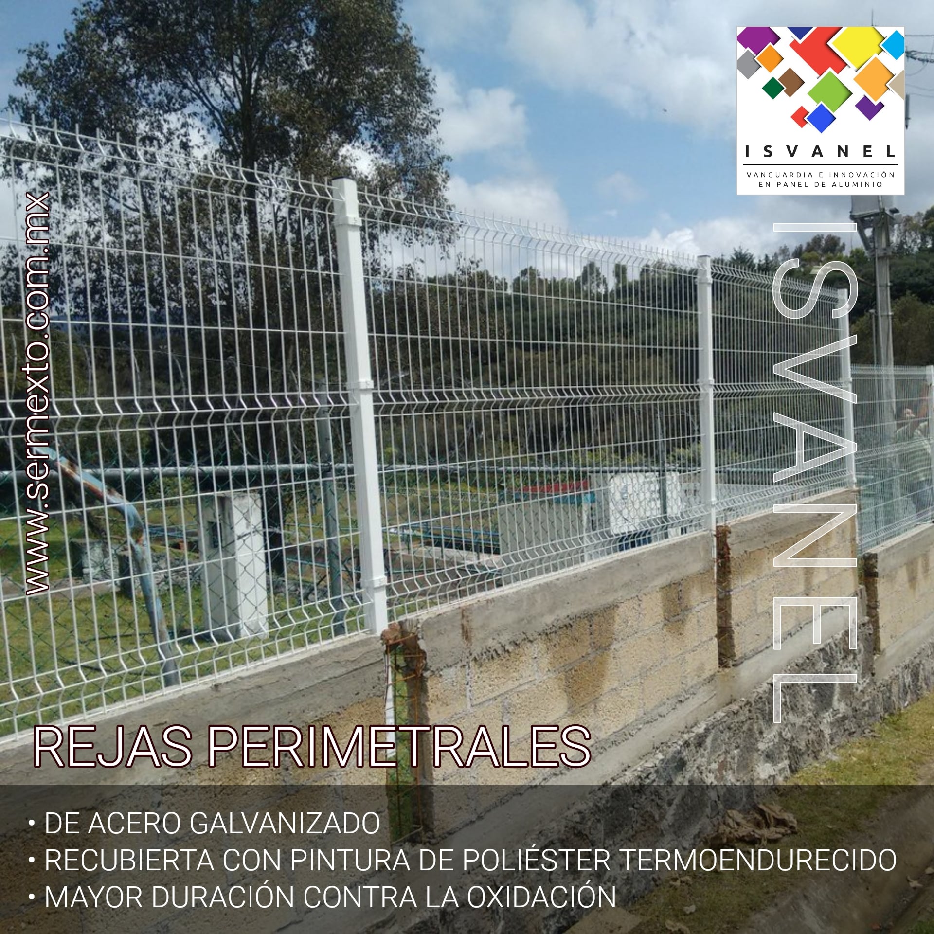 La reja perimetral... - Panel de Aluminio Compuesto - Isvanel | Facebook