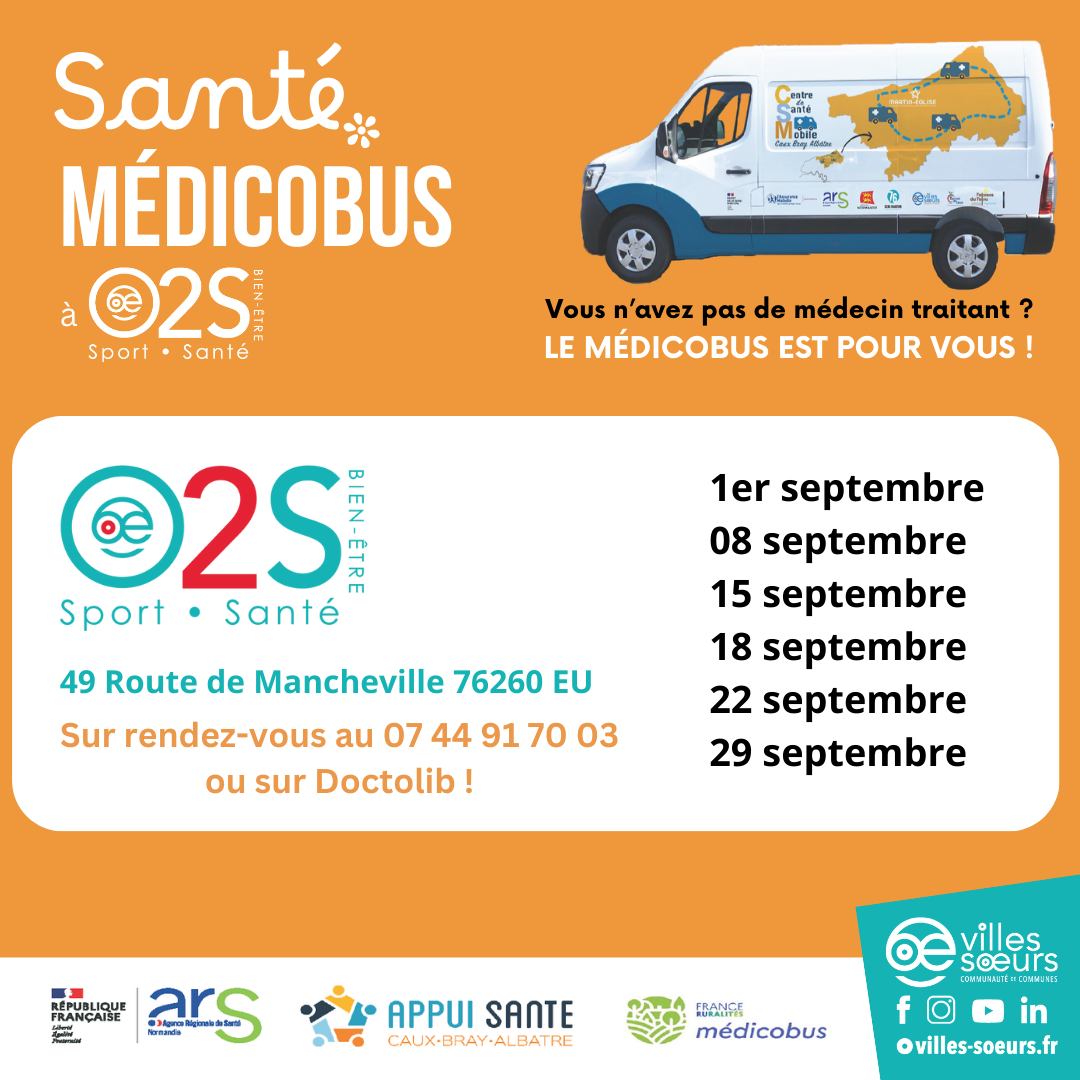 O2S - 🚐Le MÉDICOBUS ! Vous n’avez pas de médecin traitant ? Le ...