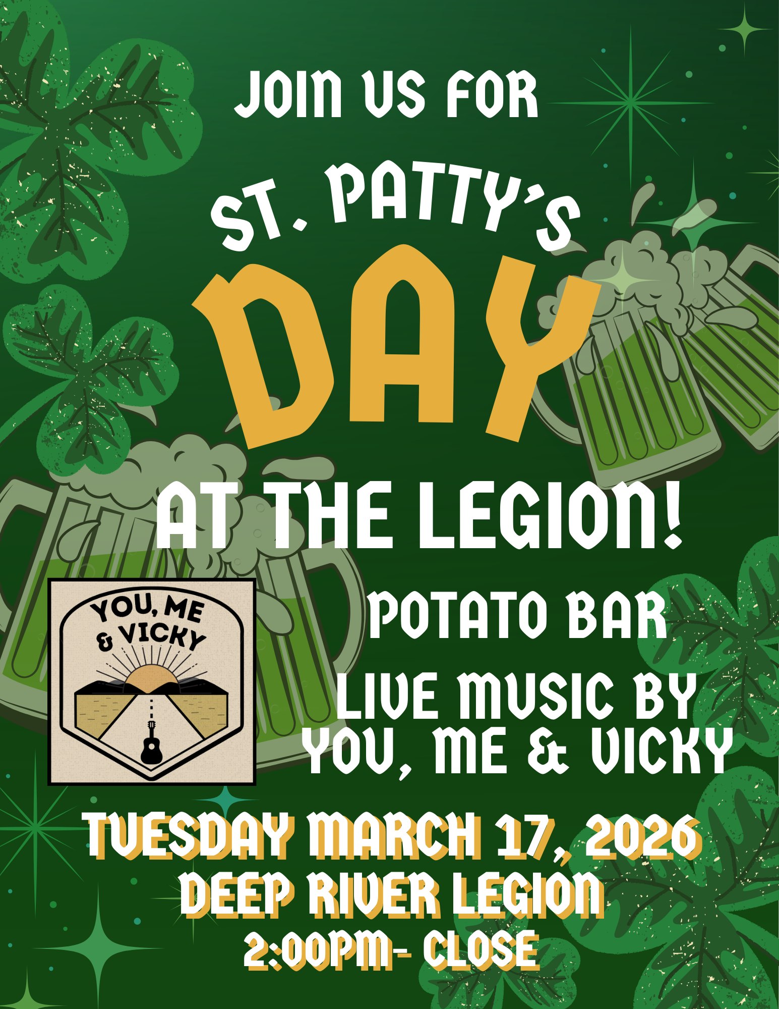 Patty's Day at The Deep River Legion