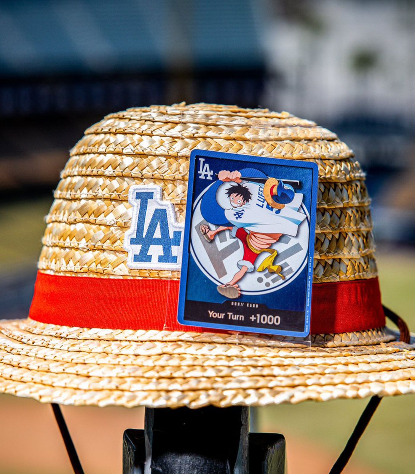 The LA Dodgers held a One Piece giveaway where fans received