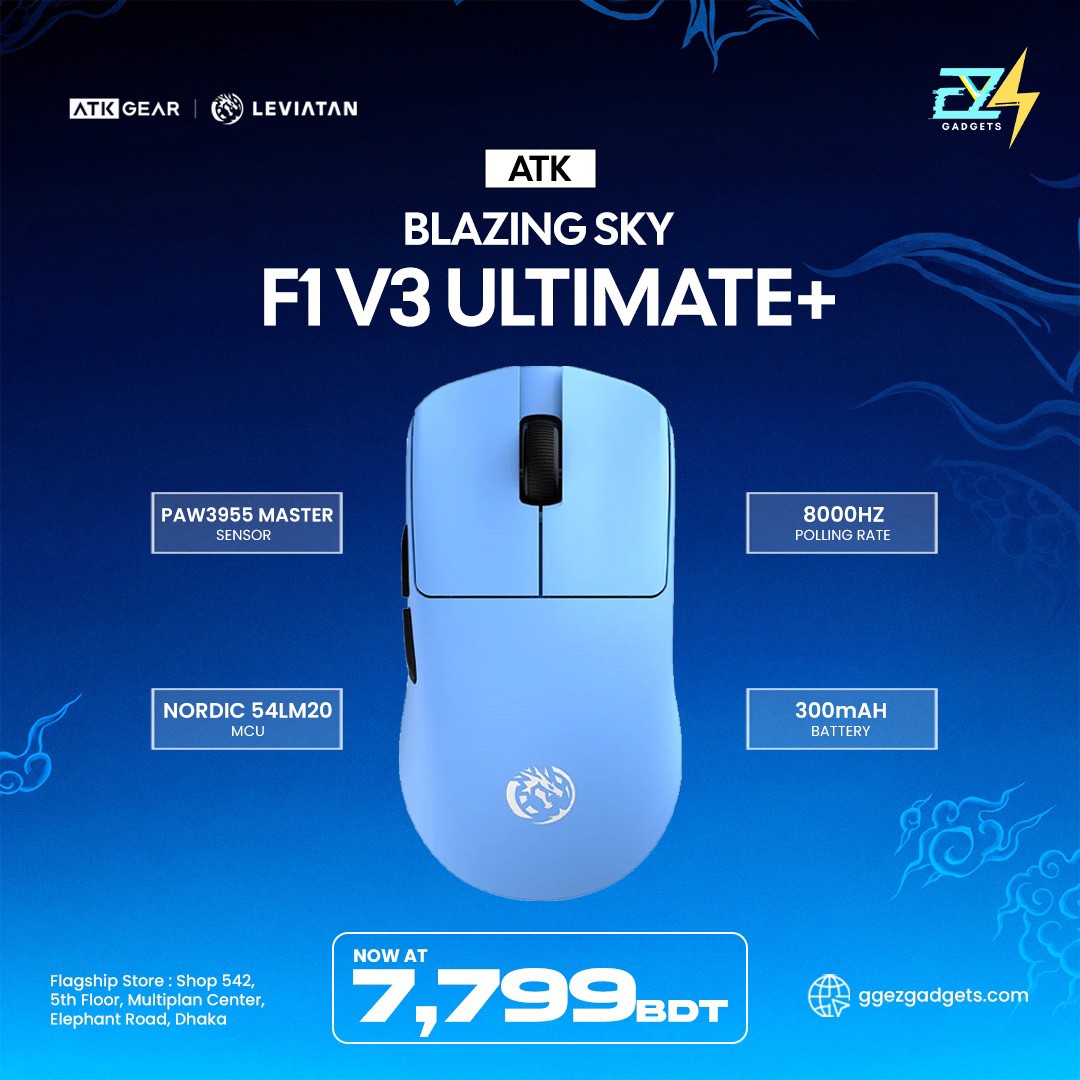 ATK F1 V3 Ultimate+ Leviatan. Built for competitive players who