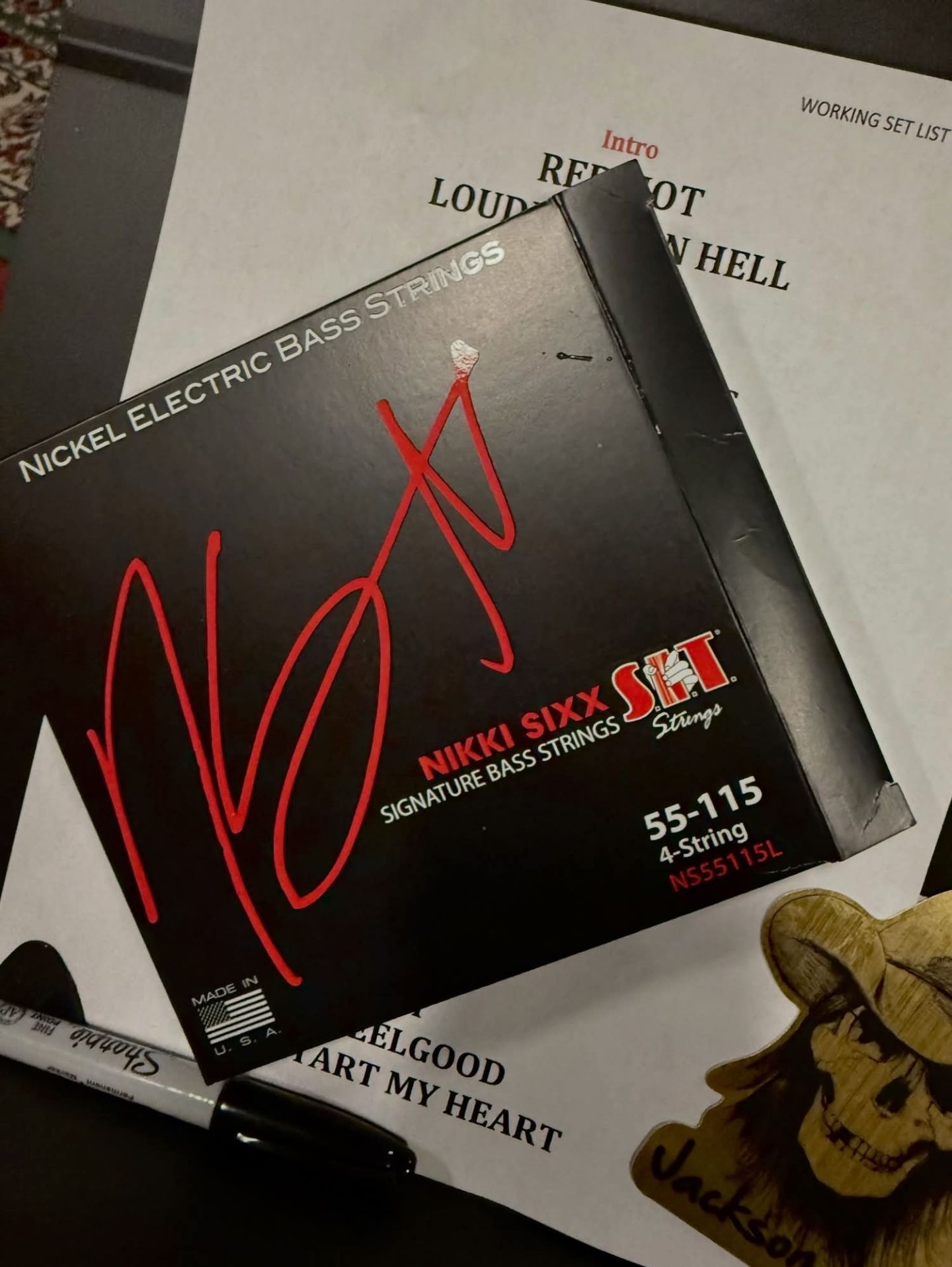 Mötley Crüe Nikki Sixx posted this image today which teases the