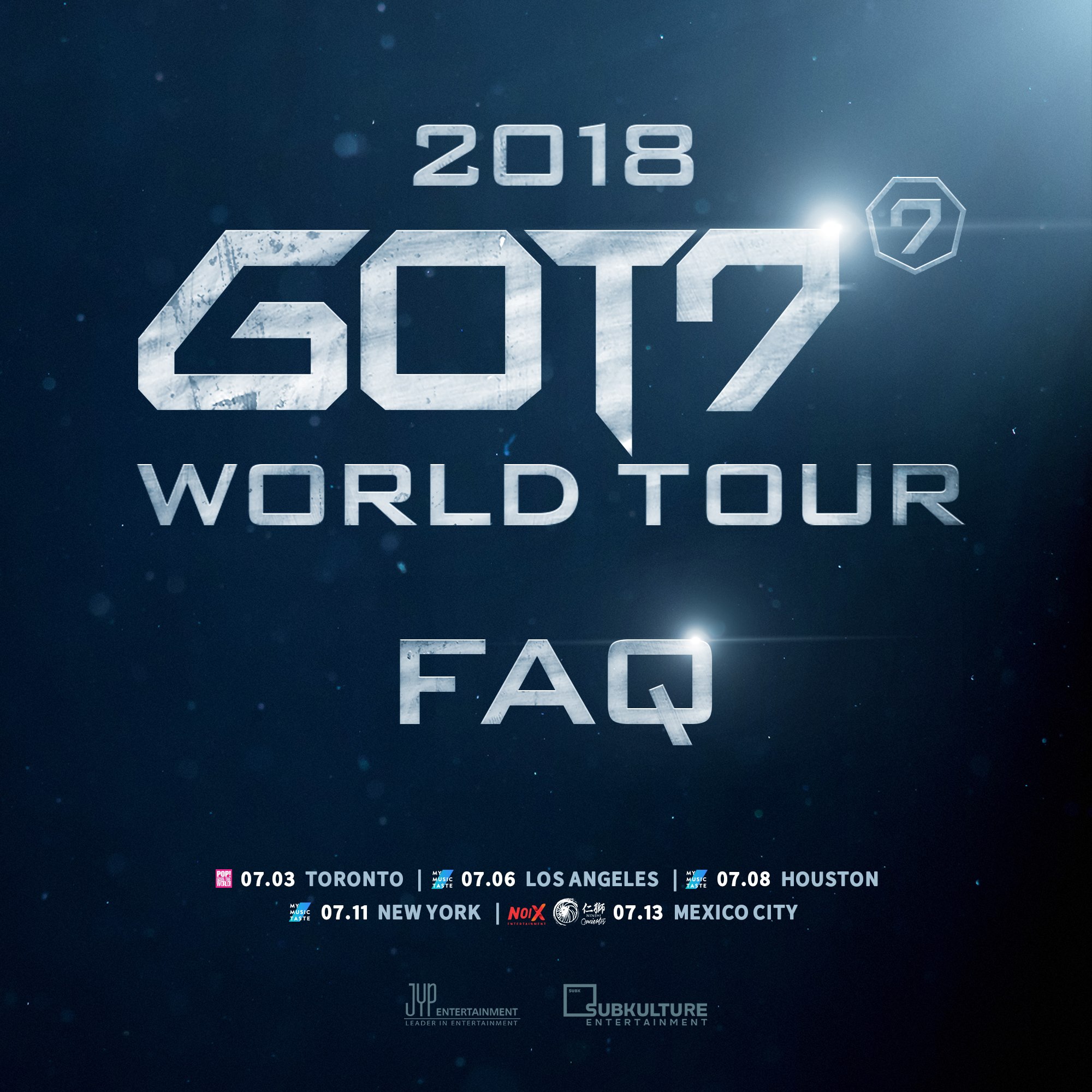 K-CONCERT I 02.21.2018 I GOT7 WORLD TOUR It's Official ! GOT7 is