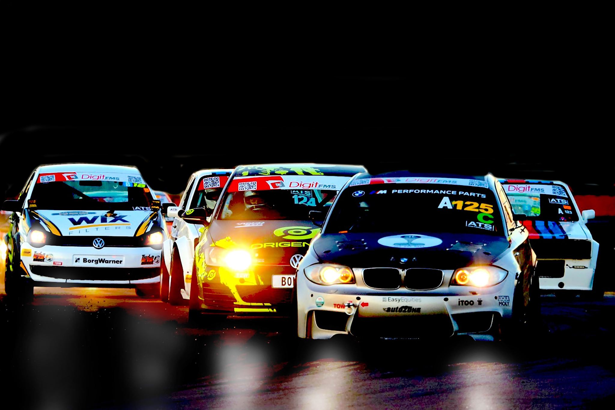 Nissan GT-R racing at Zwartkops motorsports event