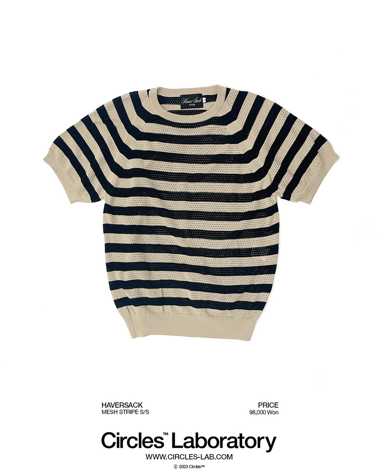 HAVERSACK MESH STRIPE S/S / M... - Circles laboratory | Facebook