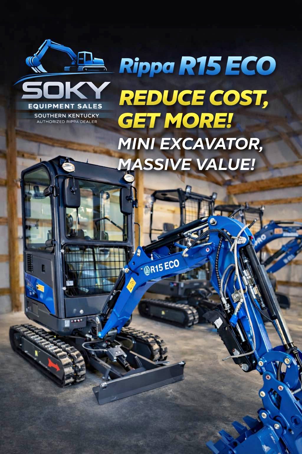 SOKY Equipment Sales, LLC. Mini Excavator, Rippa Dealer - Commercial ...