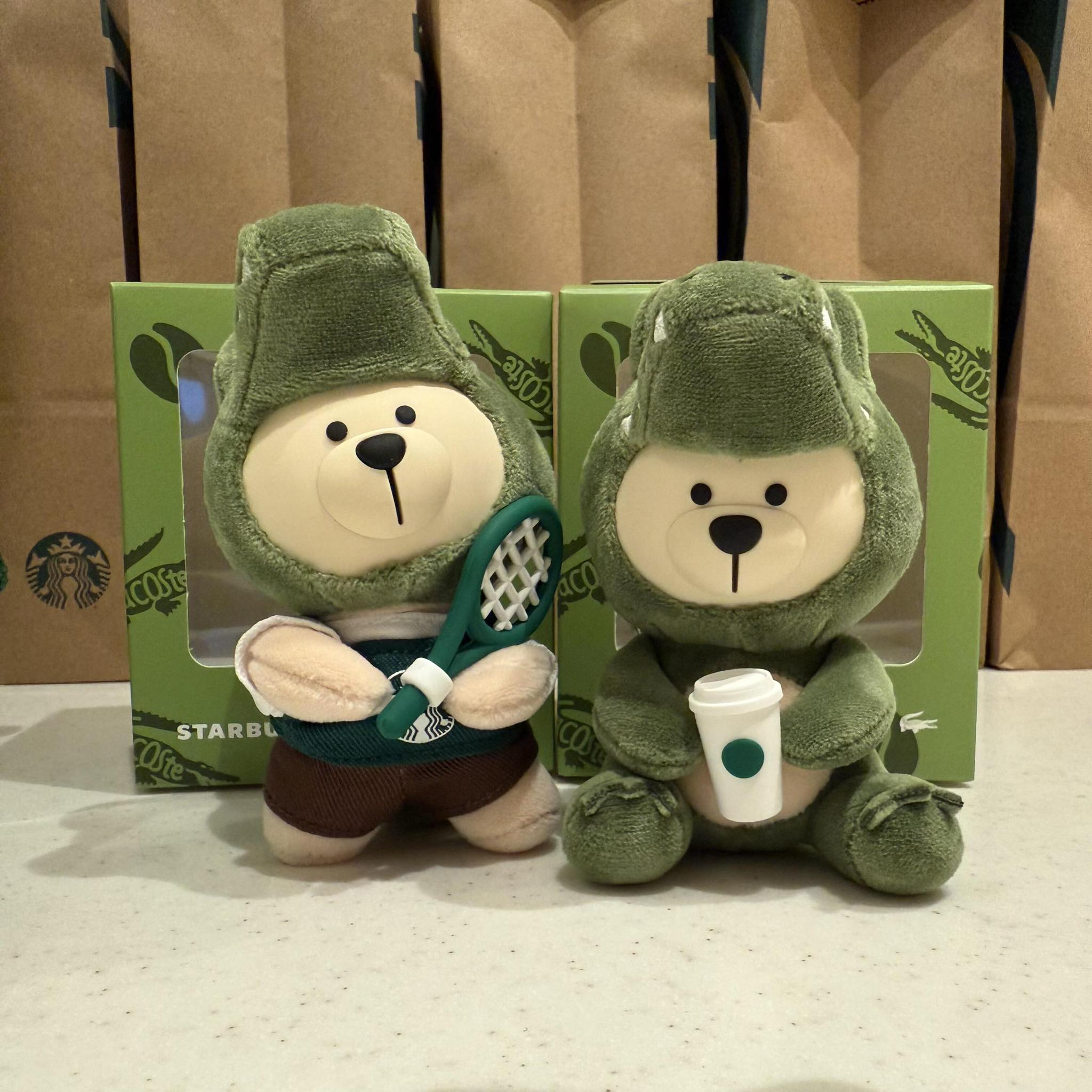 Starbucks China x Lacoste bear pendant pre-order