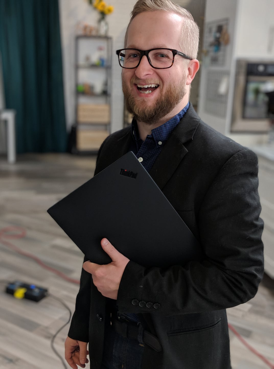 Linus Tech Tips - Business Colton enjoying a business laptop probably ...