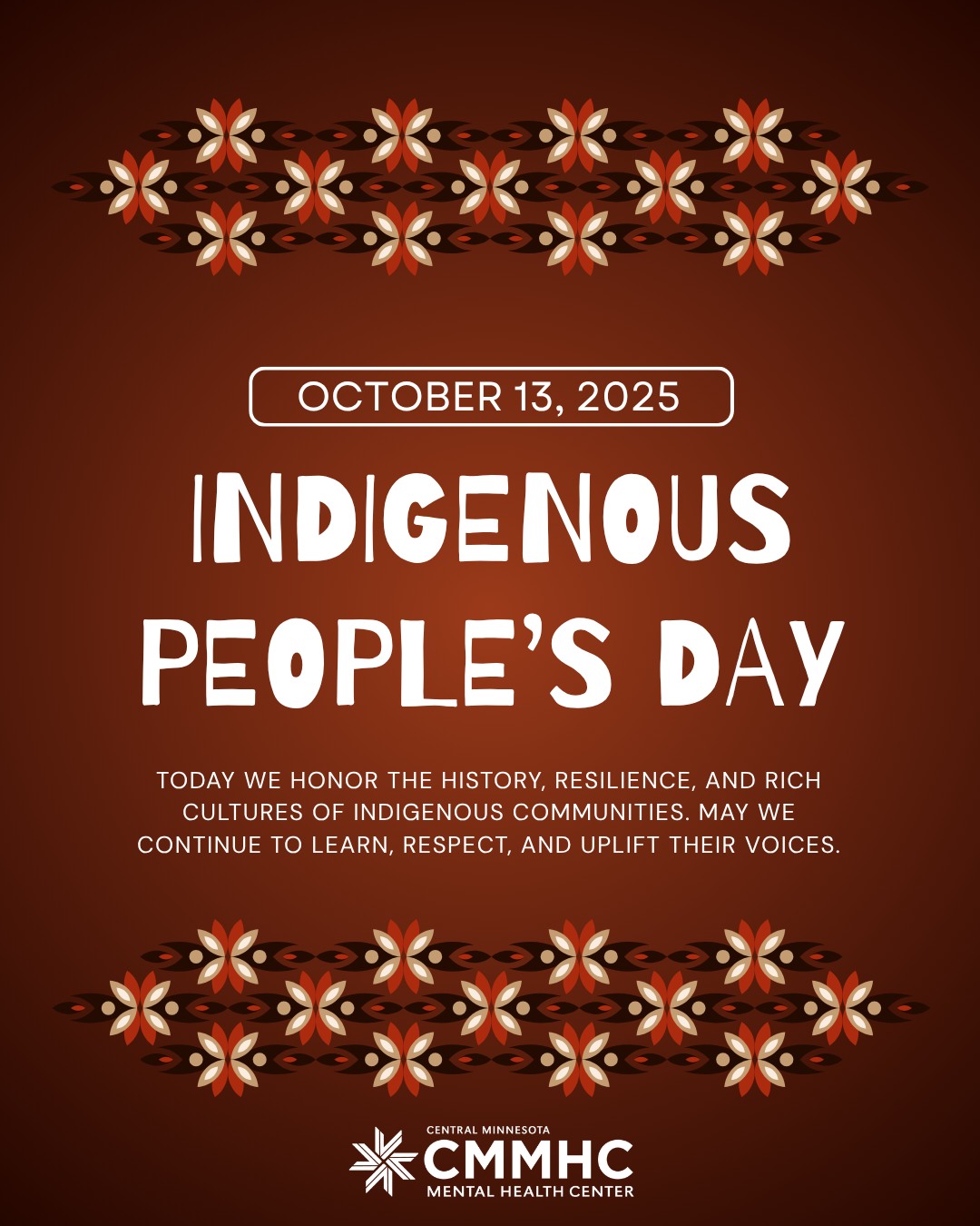 Central - Indigenous Peoples’ Day Today is a day to show appreciation ...