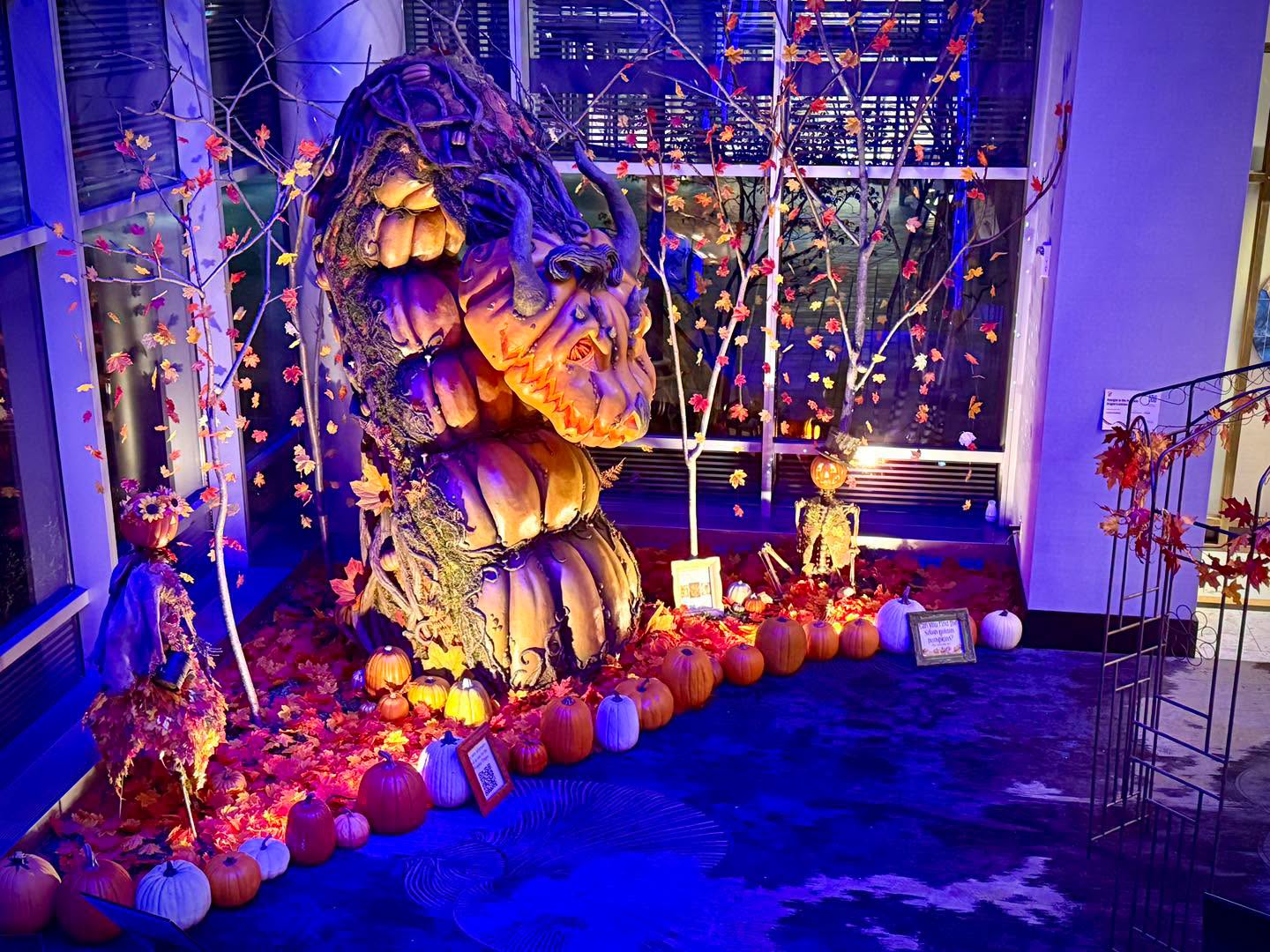 Pumpkin dragon garden at JW Marriott (ArtPrize 2026)