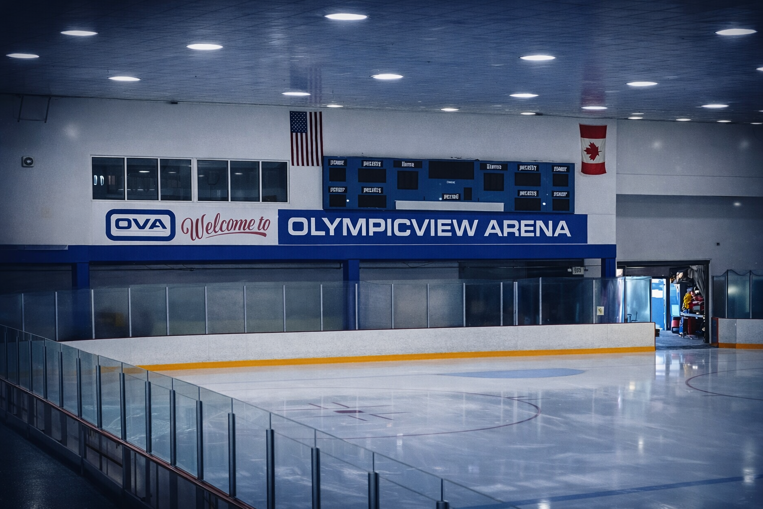 Everett - Here's a look inside the Comcast Community Ice Rink. 2012 ...