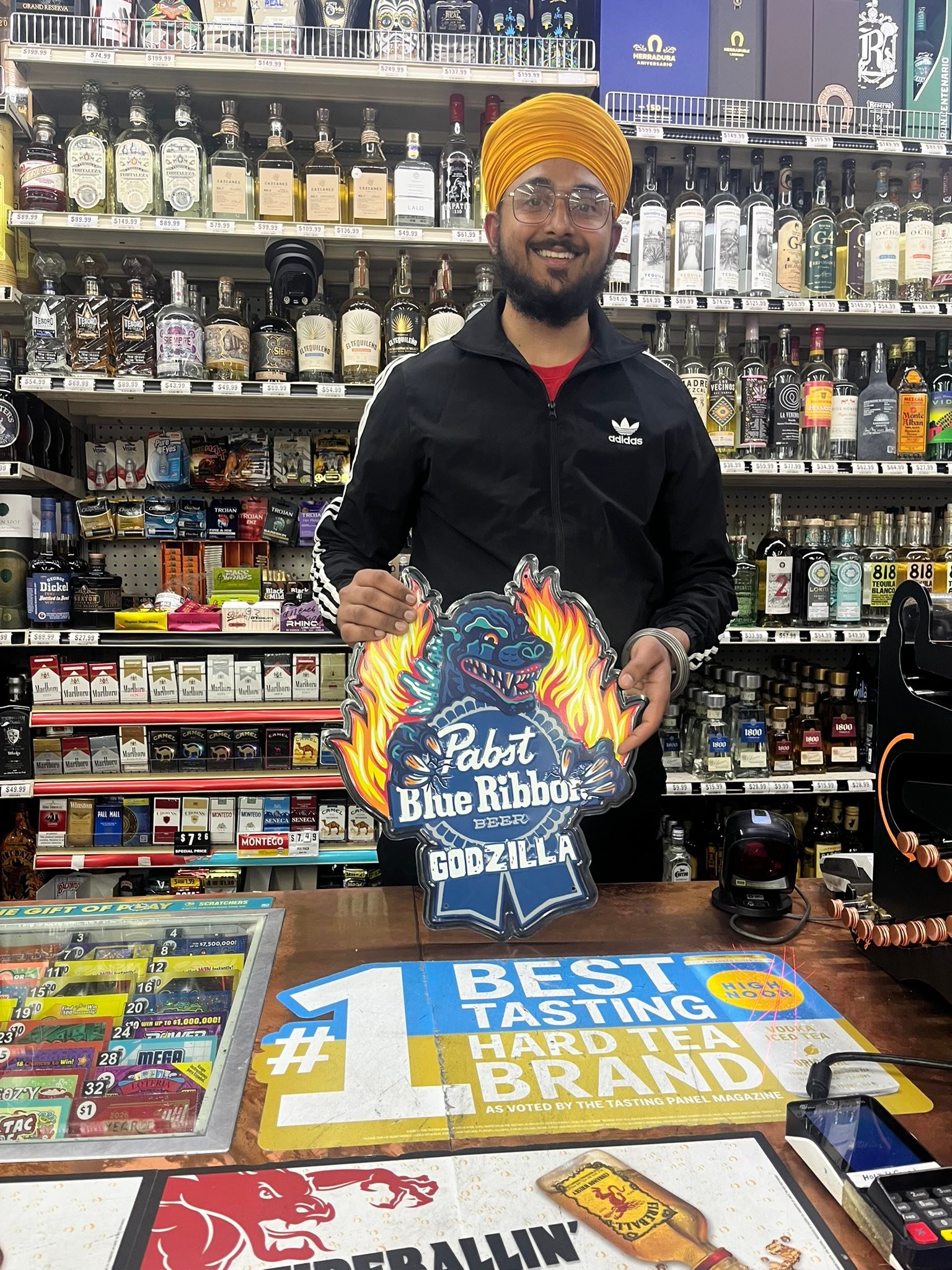 Pabst blue ribbon collectible sign