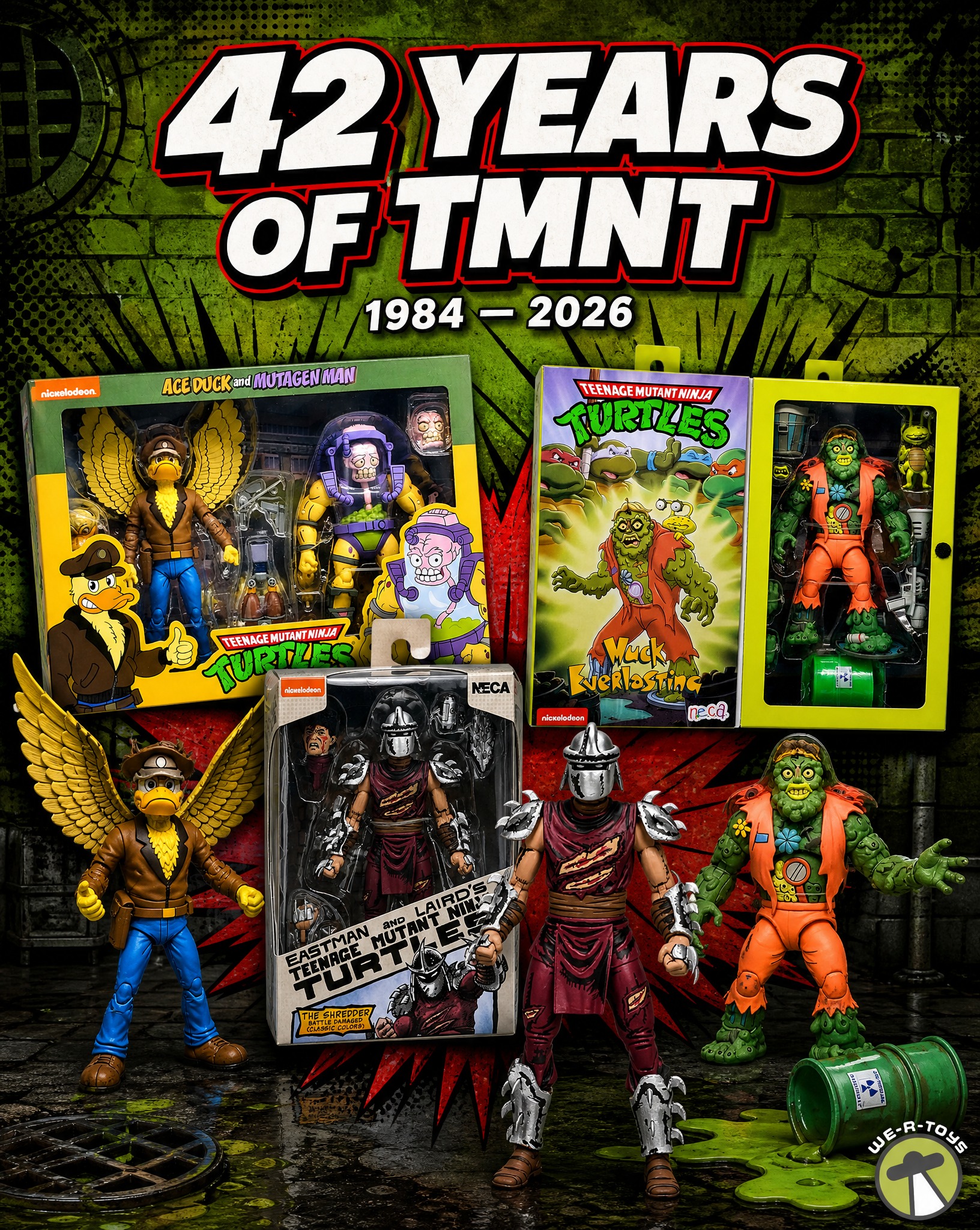 Celebrating 42 years of Teenage Mutant Ninja Turtles toys and comics