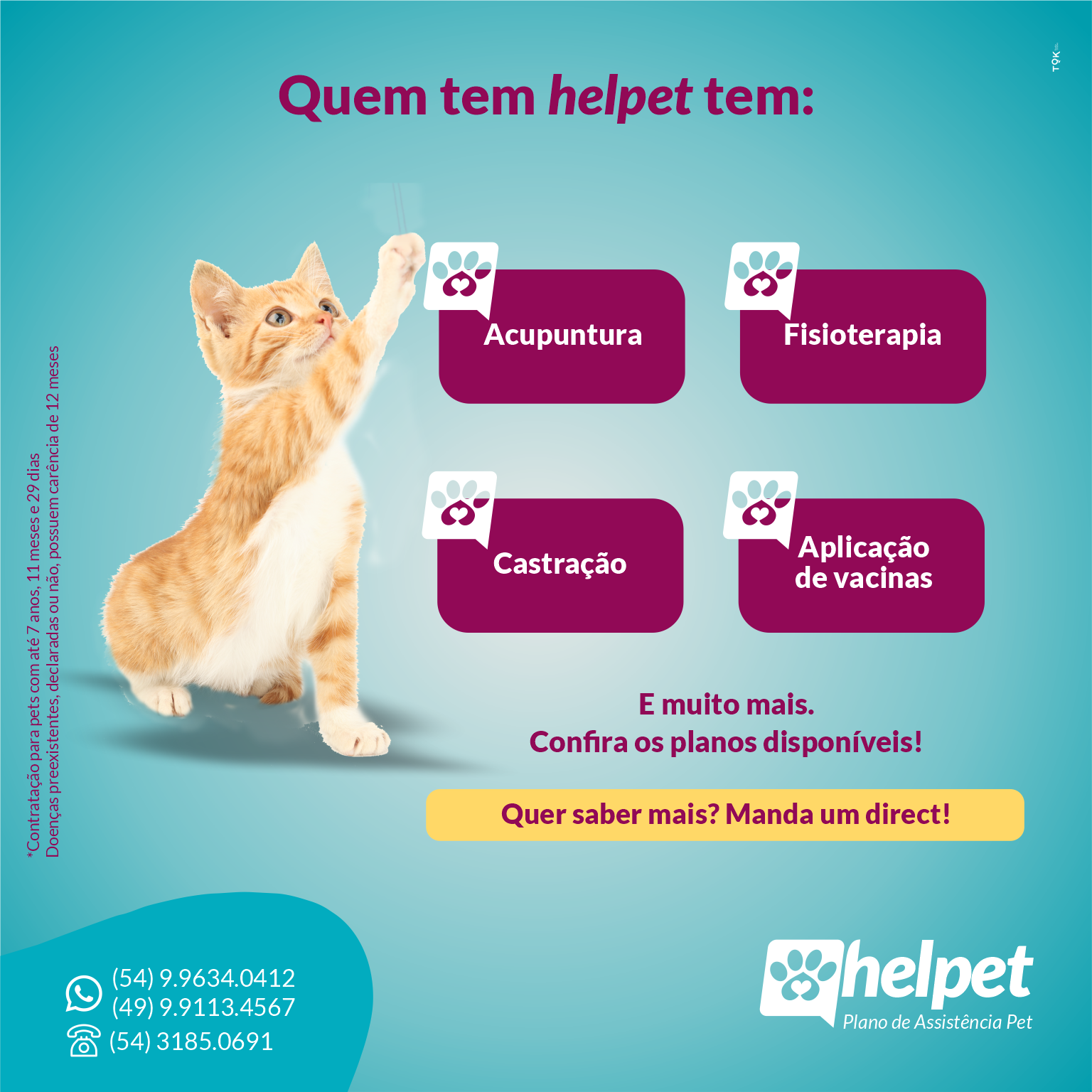 🐶🐱Gato ou cachorro?... - Helpet -Plano de Assitência PET