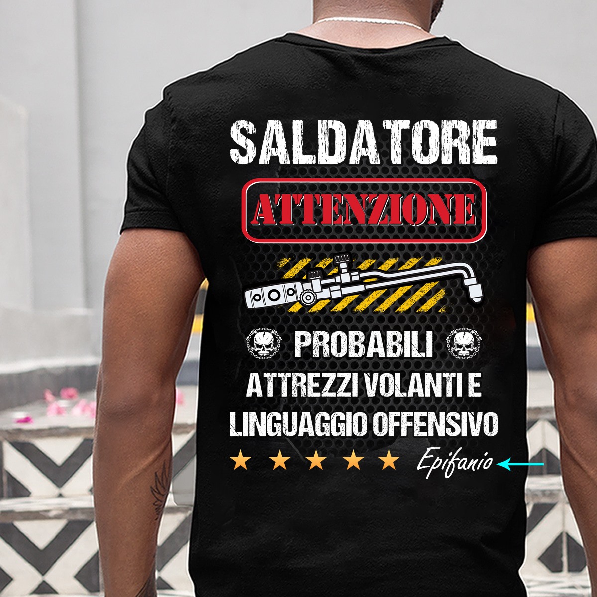 Maglietta Da Uomo 'Occupazione Casco Saldatore' &ndash; T-Shirt Queen &ndash; Grafica Saldatura &ndash; Taglie Small-6X
