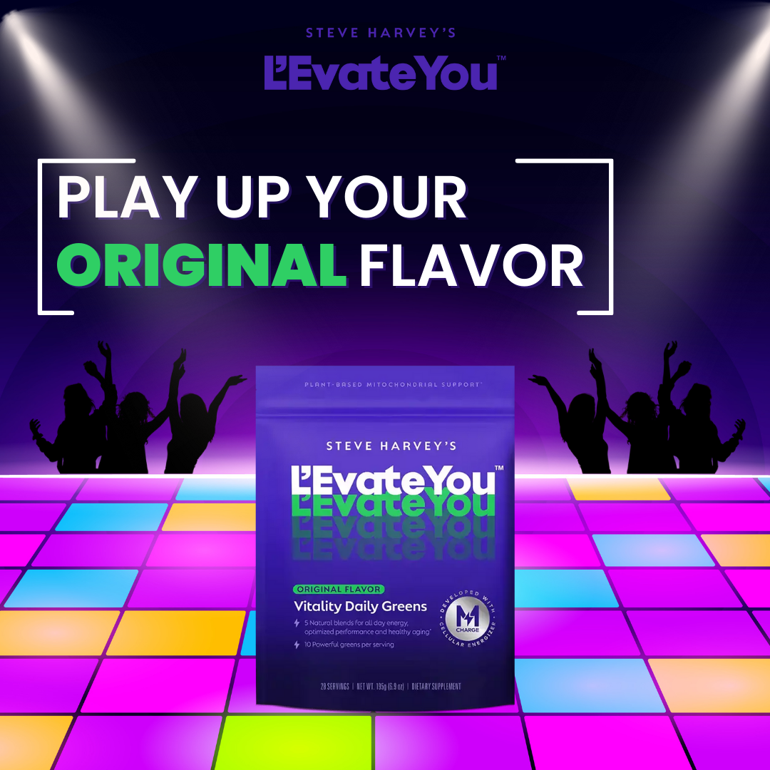 Say goodbye to gritty and... - Steve Harvey's L'Evate You