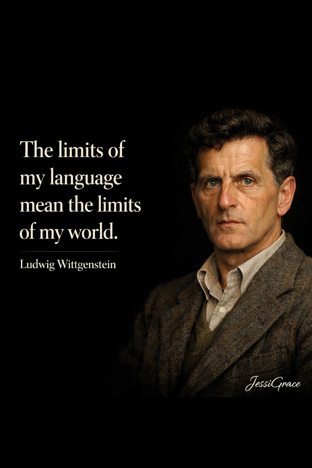 The limits of my language mean the limits of my world.” — Ludwig